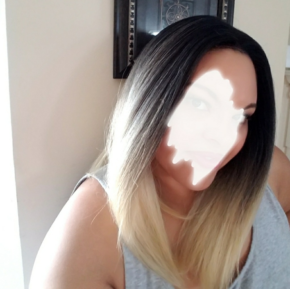 Lace front wig with 4x4 parting!